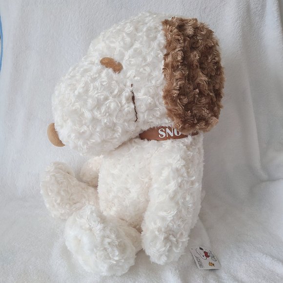 Snoopy - Yurufuwa Rose Fur Big Plush - Picture 3 of 4